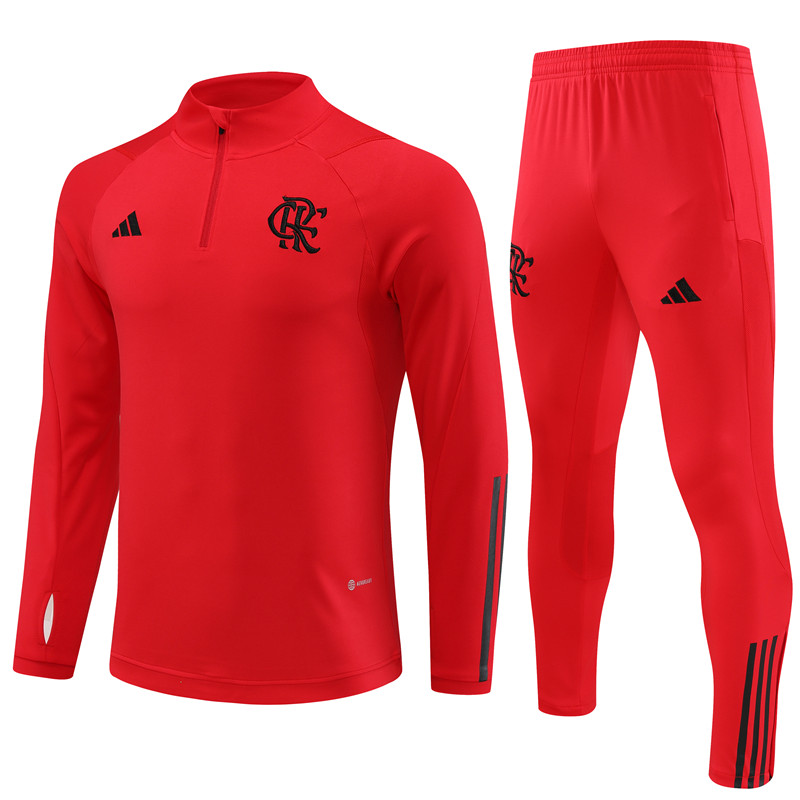 Flamengo 23-24 Long Sleeve Training Set -Red